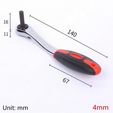 

Ruibeauty 72 Teeth Drive Ratchet Wrench Socket Bit Dual Purpose Wrench Quick Release