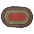 thumbnail image 2 of Capitol Importing 32-SM019 Burgundy-Mustard - 18 in. x 29 in. Small Rug Slice, 2 of 3