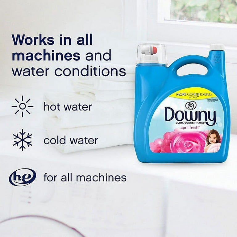 Downy Ultra Concentrated Liquid Fabric Softener and Conditioner, April Fresh (170 fl. oz, 251 Loads)