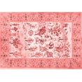 thumbnail image 1 of Ahgly Company Indoor Rectangle Animal Red Traditional Area Rugs, 2' x 5', 1 of 4