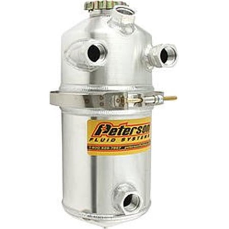 Peterson Fluid Systems 08-0004 1.5 gal Oil Tank with Dual Scavenge Inlet