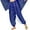 Blue, variant on GJSYRH Women Girls Sequins Belly Dance India Arabian Stage Performance Coins Harem Pants Trousers