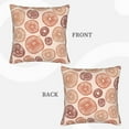 thumbnail image 3 of Bingfone Mushrooms2 Linen Throw Pillow Covers Cushion Case Pocket Button Vintage Farmhouse Pillowcase For Sofa Couch Bed 20"X20", 3 of 9