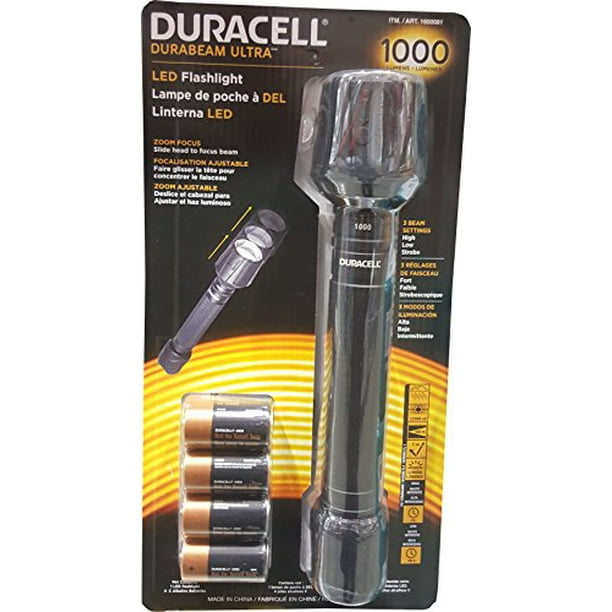 Duracell Durabeam Ultra LED Flashlight 1000 Lumens New