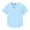 Sky Blue, variant on JIAYUE Men's T Shirt Casual Summer Solid Color Buttons V Neck Short Sleeve Loose Pullover Tops For Relaxed Fit Lightweight Daily Wear And Outdoor Workout For Male Wear