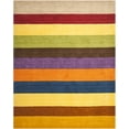 thumbnail image 2 of Safavieh Himalaya Anselmo Striped Wool Area Rug, Yellow/Multi, 8' x 10', 2 of 11