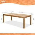 thumbnail image 5 of Amazonia Seville 9 Pieces Rectangular Outdoor Dining Set Teak Finish, Ideal for Patio, 5 of 8