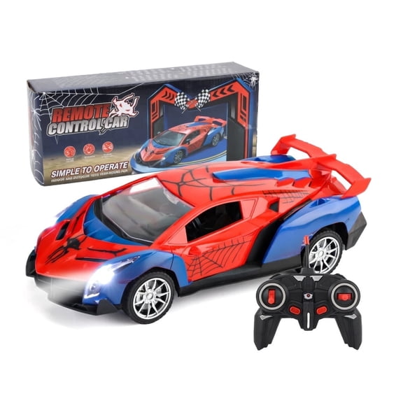 Fun Remote Control Car, 1:18 Scale RC Model, Spider Edition
