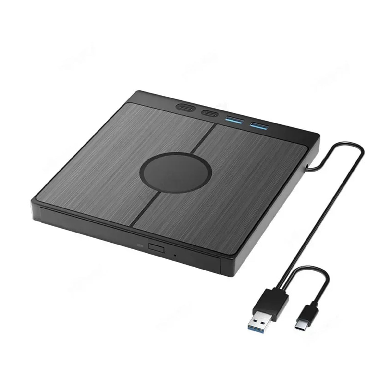 7-In-1 USB 3.0 Type C External CD DVD RW Optical Drive DVD Player Burner Reader Multi-Function Drive ,High Definition Picture Quality