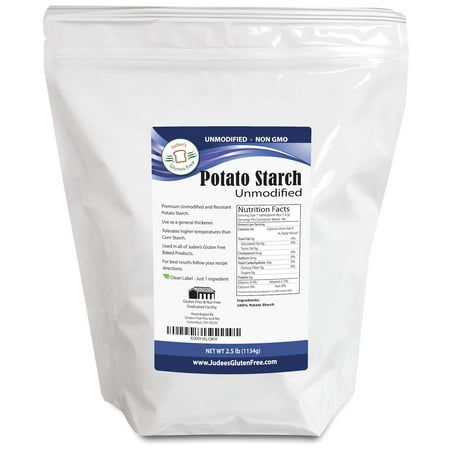 Potato Starch Fork - Judee's Gluten Free Unmodified Potato Starch, 2.5 lb