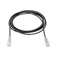 thumbnail image 2 of Tripp Lite Cat6 Gigabit Patch Cable Snagless RJ45 Molded Slim Black 15ft, 2 of 5