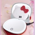 thumbnail image 3 of Hello Kitty Smart Mirror Luz LED Pantalla táctil Espejo de maquillaje Espejo de luz de bolsillo, 3 of 3