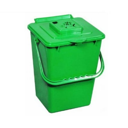 2.4 Gallon Kitchen Composter Compost Waste Collector Bin - Green main image 1