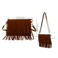 thumbnail image 3 of Viveous Fringe Crossbody Bag Tassel Purse Vintage Fringe Handbag Tassel Shoulder Bag for Women, 3 of 10