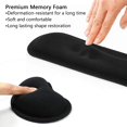 thumbnail image 5 of RV Reposamuñecas para Teclado y Reposamuñecas de Gel para Ratón, Reposamuñecas Ergonómico, Kit de Reposamuñecas para Teclado y Ratón Antideslizante, Accesorios para Computadora (43 x 8,5 x 2 cm) oso de fresa Electrónica, 5 of 5