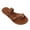 Brown, variant on GERsome Womens Slippers Summer Flat Shoes Casual Slip On Women's Sandals Flip Flops Slippers