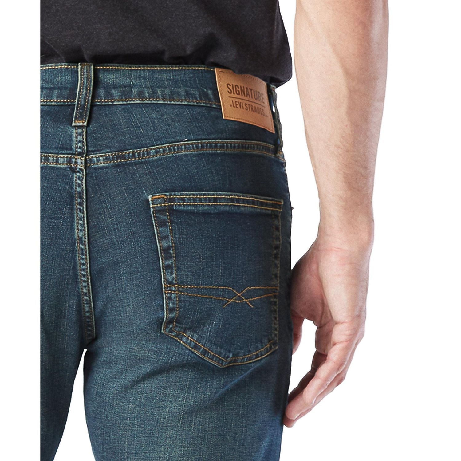 Levi Strauss Signature™ Men's Straight Fit Jeans, Available sizes: 29 – 42