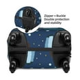 thumbnail image 4 of Xecao Alpaca Astronaut in Space print Elastic Luggage Cover, with double-sided print , is perfect for travel, business, and daily use, 4 of 9