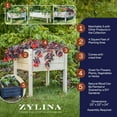 thumbnail image 2 of Zylina Raised Elevated Wood Garden Planter Collection - 22"(L) x 22"(W) x 26"(H), 2 of 8