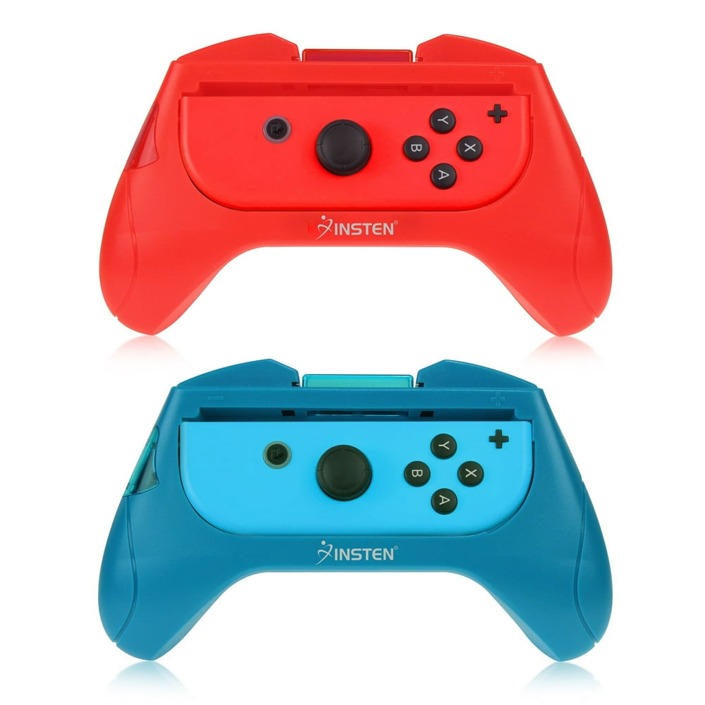 Insten Joycon Controller Grip Compatible with Nintendo Switch, Protective Handheld Holder, 2