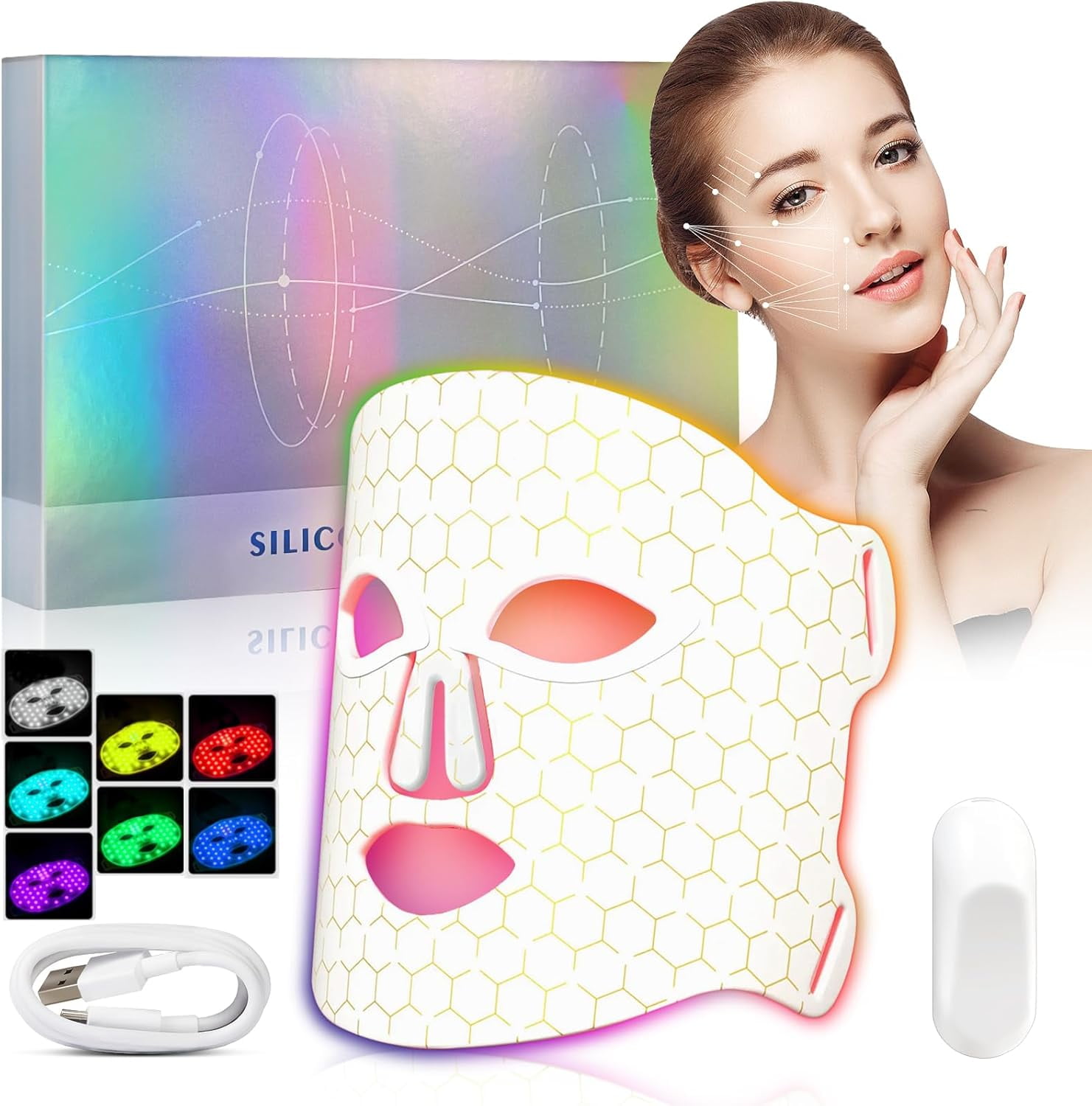 ザ ライトサロンLEDマスクTHE LIGHT SALON LED MASK The Light Salon Therapeutic Revive LED Mask - Advanced LED
