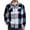 Black, variant on ZCFZJW Mens Flannel Shirts Long Sleeve Plaid Button Down Shirt Casual Fall Winter Thick Warm Cotton Shacket Jacket Shirt with Pocket Pink XXL