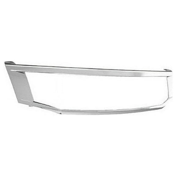 Grille Shell Trim Molding - Chrome - Compatible with 2008 - 2010 Honda Accord Sedan 2009