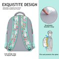 thumbnail image 5 of Bichon Dog Blue Florals Backpack for School,Cute School Bag,Schoolbag with Adjustable Shoulder Straps & Padded Back,15.3"x11"x6.7", 5 of 6