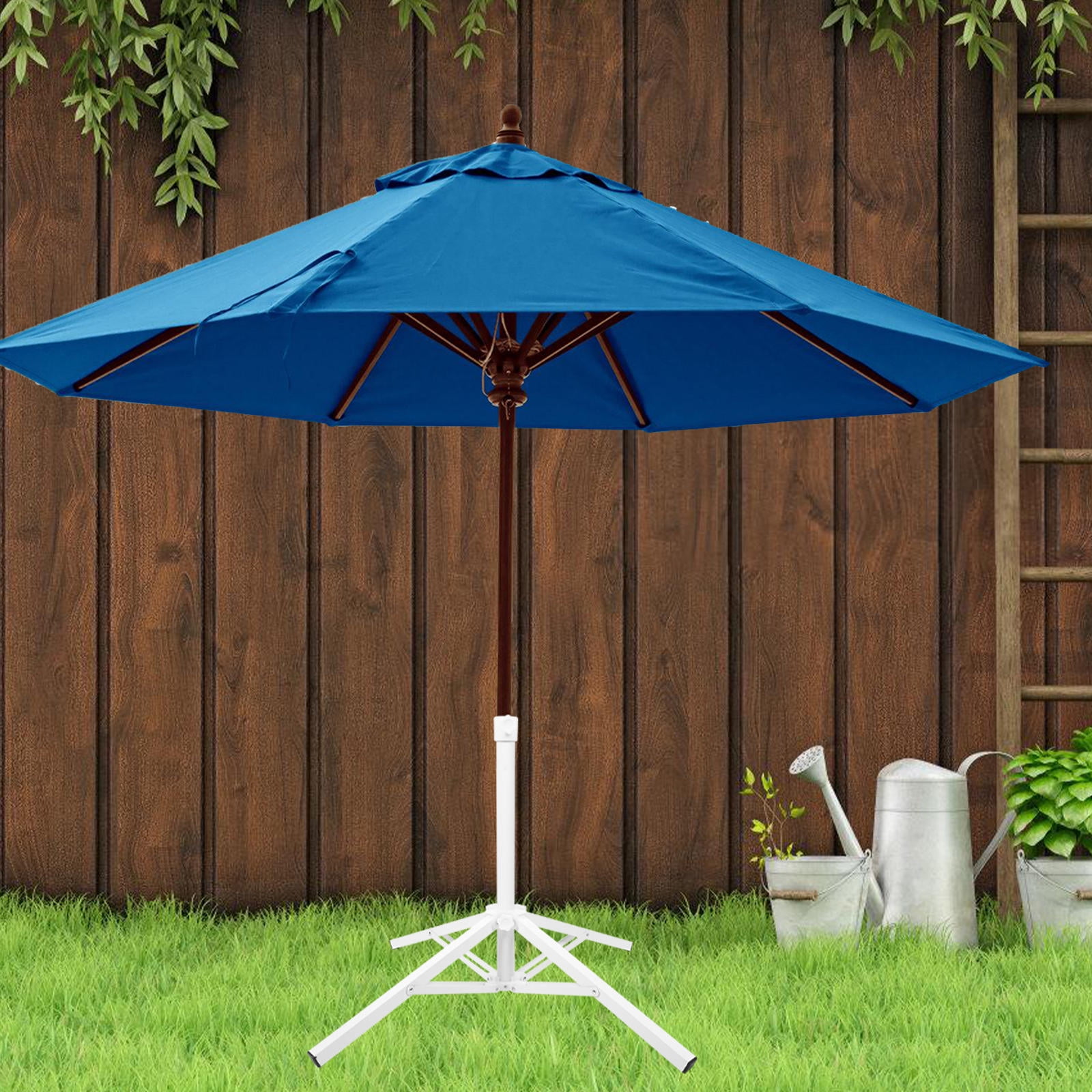 Houderco 1Pack Heavy Duty Metal Beach Umbrella Stand for Wind and Sun Protection
