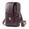 thumbnail image 1 of Bolsa De Mensajero Bolsos de hombro para teléfono de PU para hombre Bolso bandolera de cuatro capas de color sólido (marrón) Tmvgtek Para Estrenar, 1 of 4