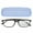 Black, variant on BIMZUC Progressive Multifocal Reading Glasses for Men Women, Adjustable Anti Blue Ray Glasses with Storage Box, Purple Frame, +1.50 Magnification, 6.30 inches / 16.0 cm Length