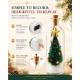 thumbnail image 3 of Recordable Christmas Tree Message in a Bottle Ornament with Playback | Voice Message Keepsake, Snow Scene Glass Bottle, Home Christmas Decoration,Perfect Gift for Christmas, 3 of 9