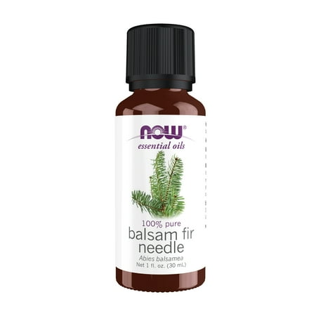 NOW Essential Oils, Balsam Fir Needle Oil, Woodsy Aromatherapy Scent, Steam Distilled, 100% Pure, Vegan, Child Resistant Cap, 1-Ounce