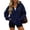 03# Navy, variant on Qwertyu Quarter Zip Sweatshirt Women Half Zipper Workout Oversized Hoodies with Pocket Lightweight Y2K Pullover 2026 Clothes Navy S