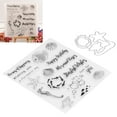 thumbnail image 4 of Die Cuts, TPR Carbon Steel Material Clear Stamps Light Weight Decorative Clear Imprint  For Envelopes For Diaries, 4 of 8