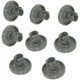thumbnail image 1 of Ruedas Lavavajillas – 8 Ruedas para Cesto Inferior – Faure, Zanussi, AEG, Electrolux, Ikea…, 1 of 5