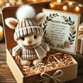 thumbnail image 1 of Mini Bunny Hug Easter Gift Bunny Plush Pocket Hug Rabbit with Positive Cards U5, 1 of 1