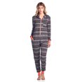thumbnail image 3 of Ashford & Brooks Women's Sweater Fleece Zip Up Hooded Jumpsuit One Piece Pajama, 3 of 5