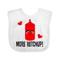 Inktastic Ketchup Lover Funny Boys or Girls Baby Bib