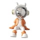thumbnail image 5 of Adorno espacial, escultura de astronauta, estante decorativo, adorno de mesa de resina para desear, 5 of 9