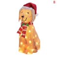 thumbnail image 3 of EASTIN Christmas Decorations Outside Light-Up Animals Dog Deer Santa ClausOutside, 3 of 6