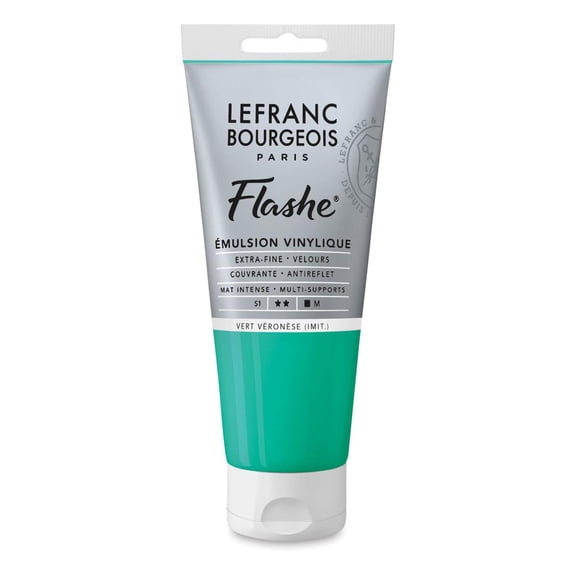 Lefranc & Bourgeois Flashe Vinyl Paint - Veronese Green Shade, 80 ml