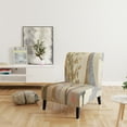 thumbnail image 3 of Designart "Love In Paris V" Upholstered Romantic French Country Accent Chair - Arm Chair, 3 of 5