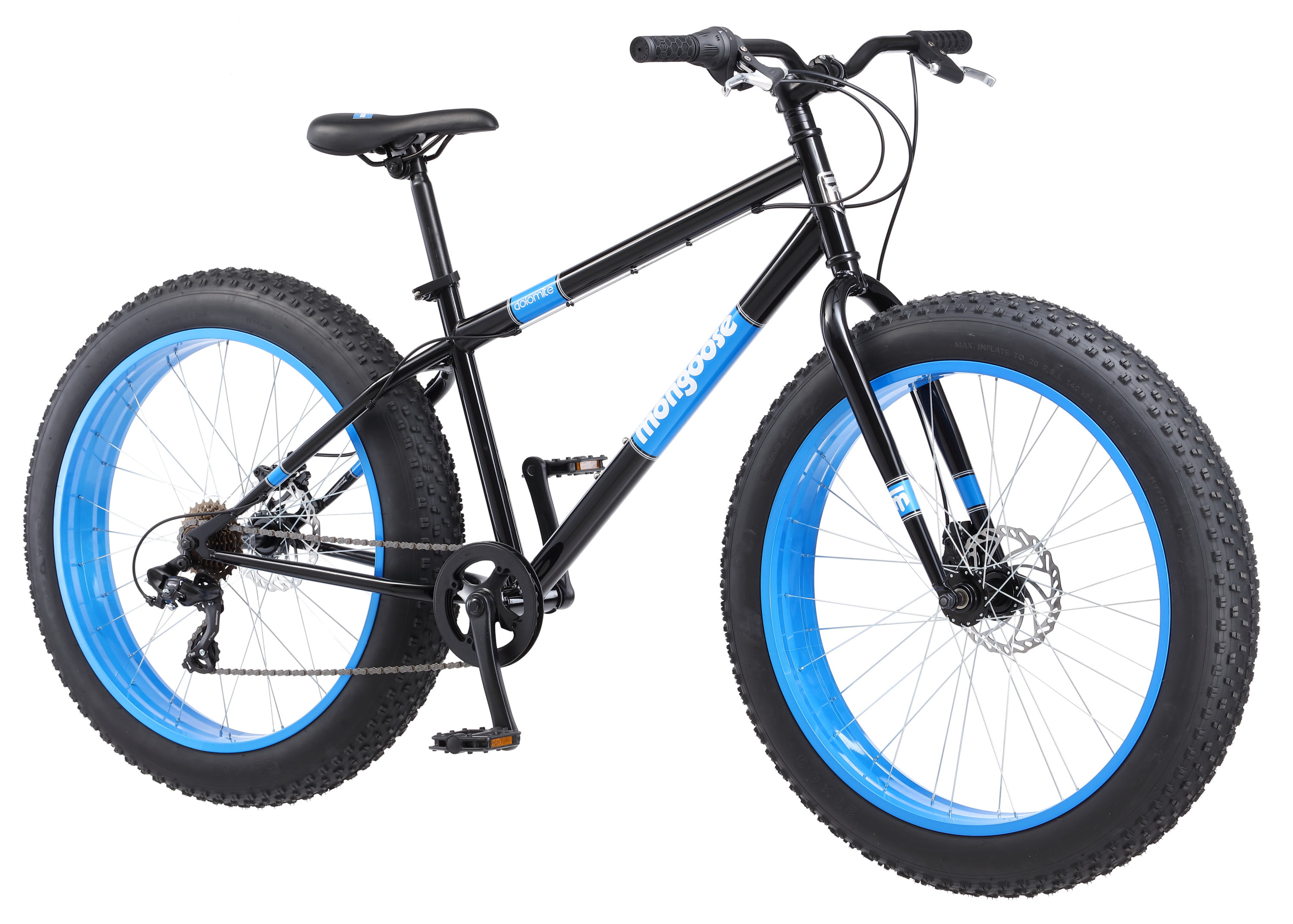 26" Mongoose Dolomite Men's Fat Tire Bike, Black 38675414426 eBay