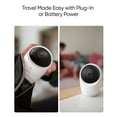 thumbnail image 4 of eufy Baby Monitor E21 con cámara 4K UHD, pantalla de 5'' 720p, Wi-Fi híbrido y sin conexión Wi-Fi, control de aplicación y monitor, giro-inclinación, zoom 8×, cámara portátil con batería incorporada,, 4 of 5