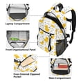 thumbnail image 5 of JIALIOU 14" Laptop Backpack Waterproof Airline Approved Stylish Casual Daypack for Travel Business College Work, Cute Duck with Polka Dot, 5 of 8