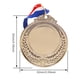thumbnail image 5 of Medalla 5 2 Cm Ganadores Metal Plateado para Competiciones Fiesta (Plata), 5 of 5