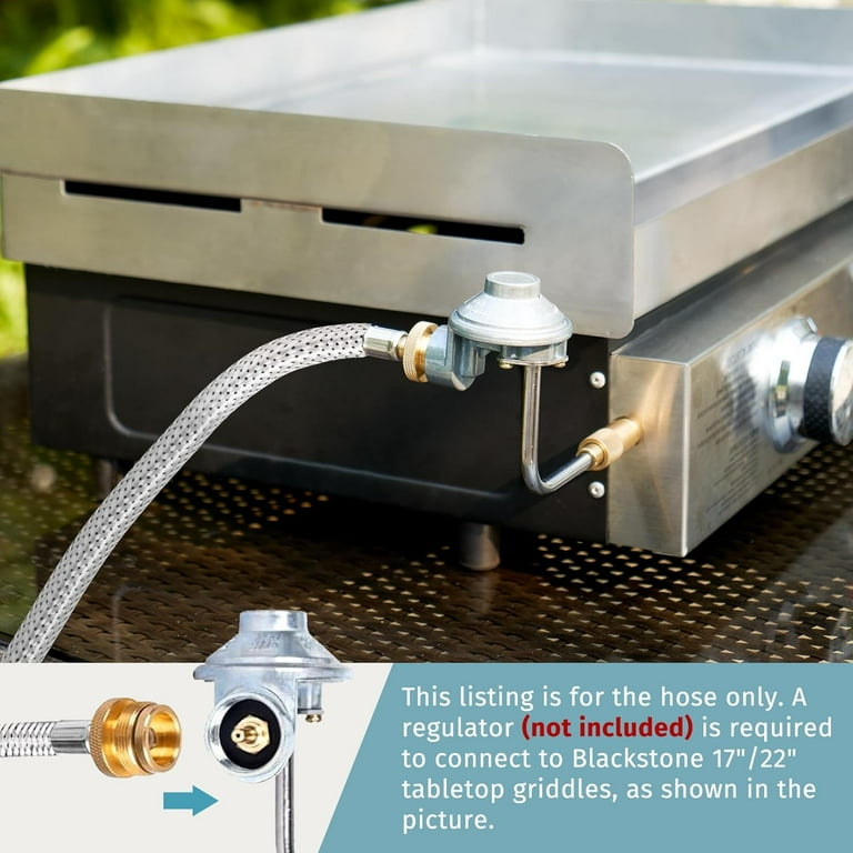 5FT Propane Tank Adapter Hose, 1lb to 20lb Propane Converter, Fit - Main Image