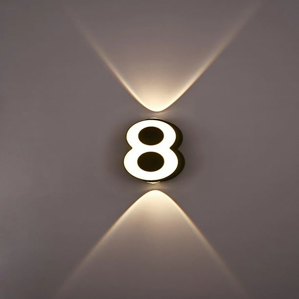 Foco Led Exterior Impermeable Para Pared, Luz Para Letreros, Luz Decorativa Para Tiendas, Aluminio, 30 Cm (12 Pulgadas), Regulable, Rotacin De 360 Grados, Para Iluminacin De Patios Y, Ukhbmc