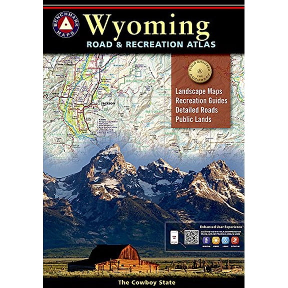 Pre-Owned Benchmark Wyoming Road & Recreation Atlas, 2nd Edition: State Recreation Atlases Paperback